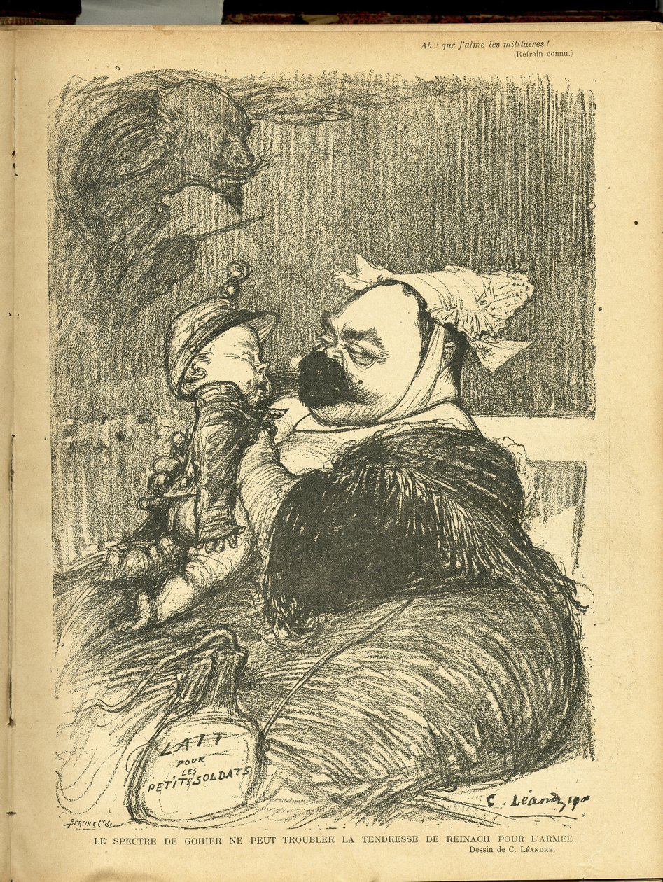 Ilustrace Charlese Leandra (1862-1934) v Readingu od Charles Leandre