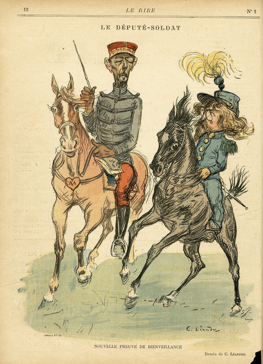 Ilustrace Charles Leandre (1862-1934) v Le Rire od Charles Leandre