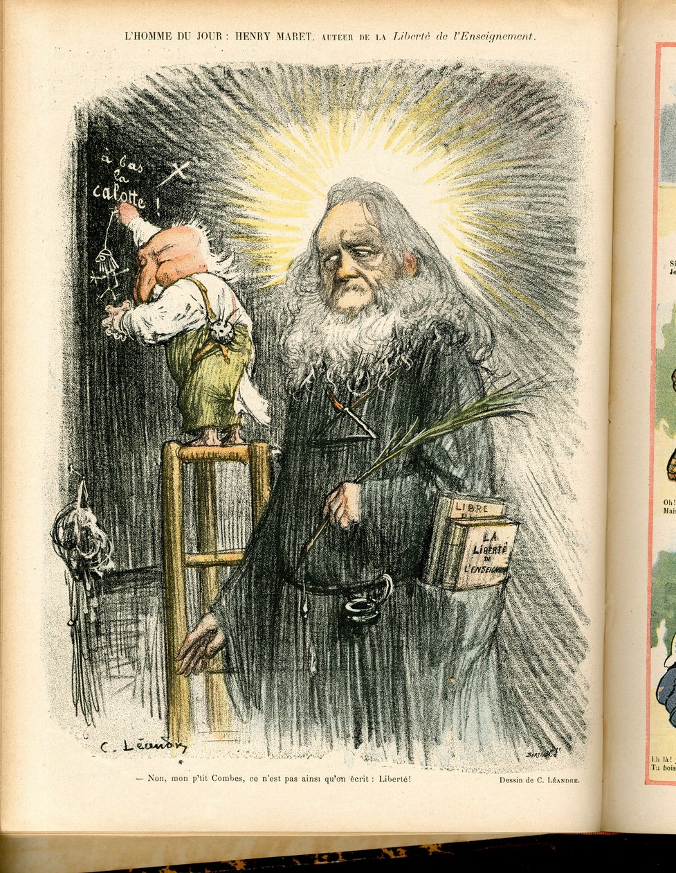 Ilustrace Charlese Leandra (1862-1934) v Le Rire, no. 67 od Charles Leandre