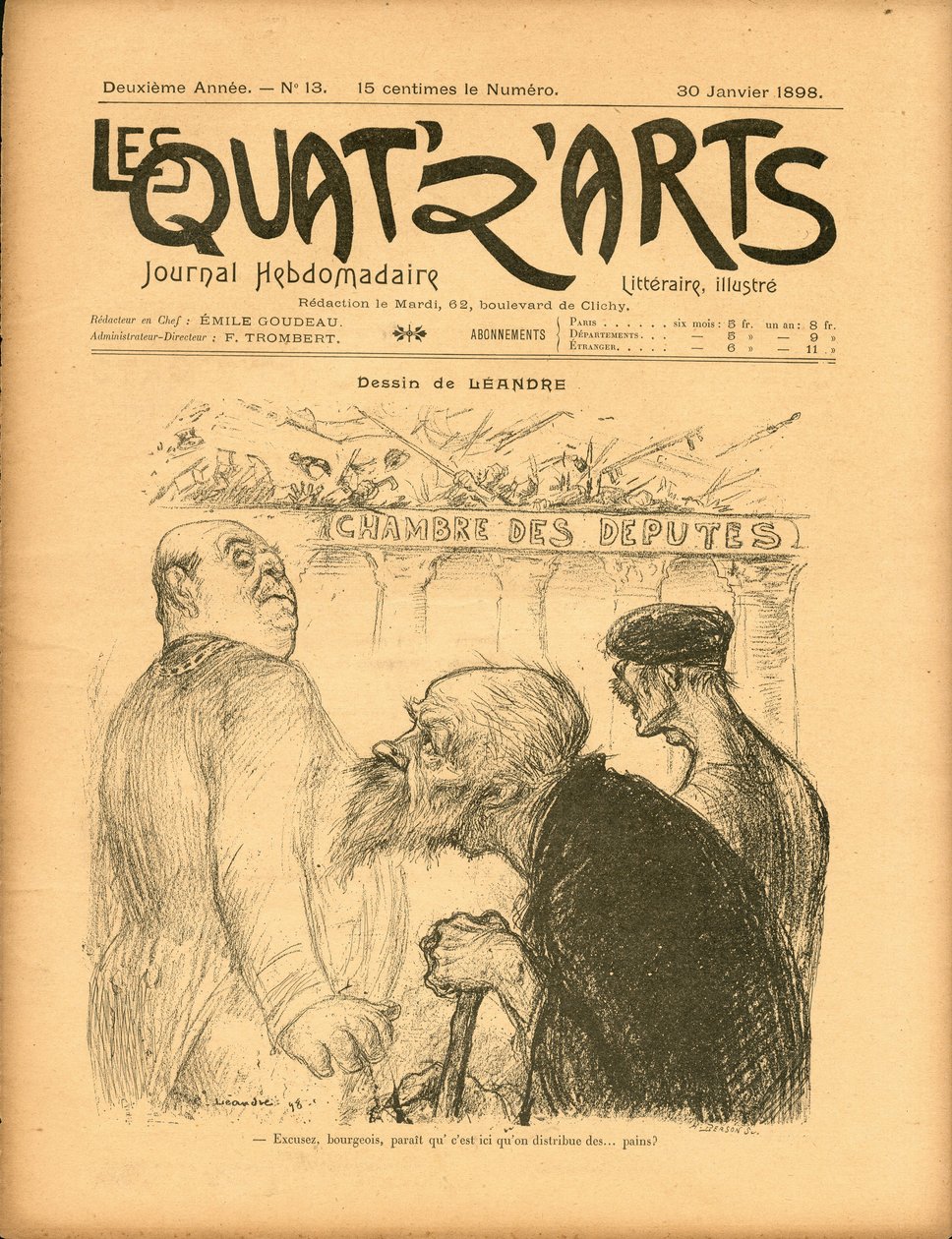 Les Quat z umění od Charles Leandre