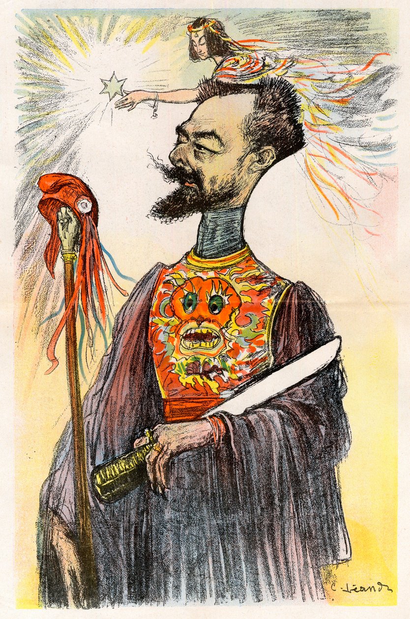 Paul Doumer (1857-1932) - Cartoon od Charlese Leandra (1862-1934) v „Le Rire“““ 1902 od Charles Leandre