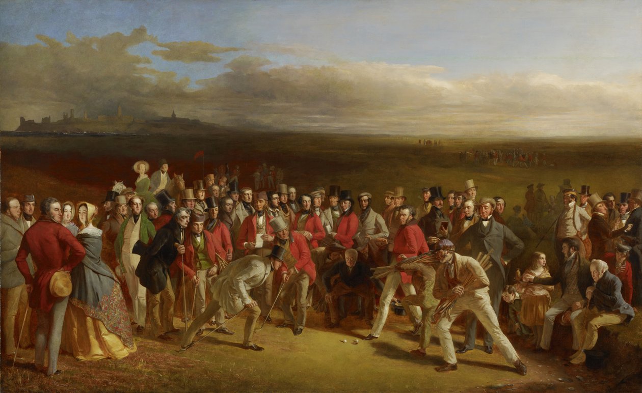 Golfisté, 1847 od Charles Lees