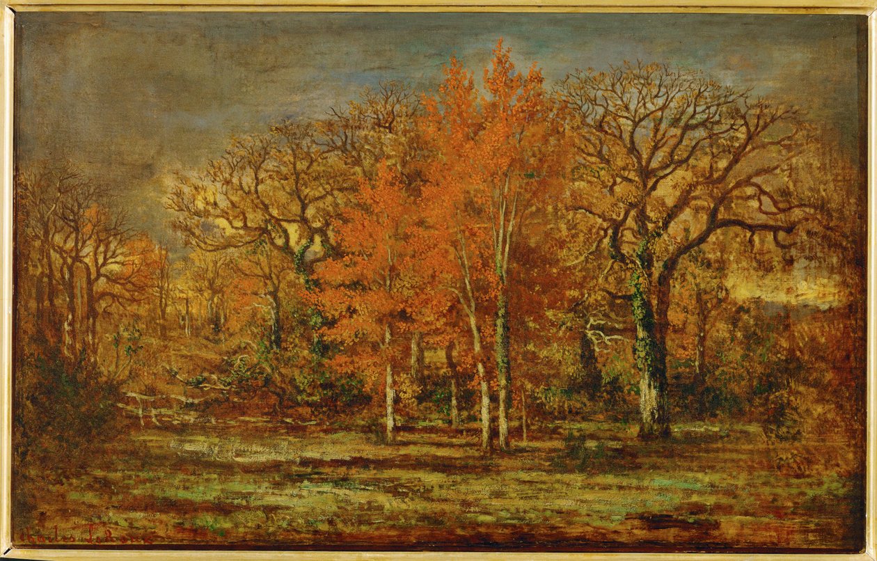 Lesní třásně (malba na plátně) od Charles Leroux