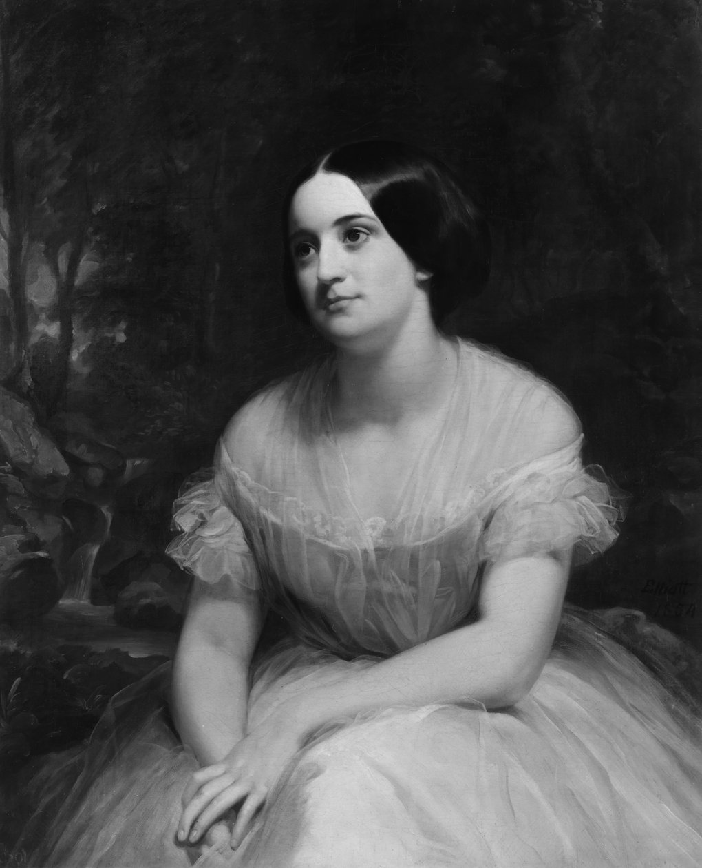 Paní James Clinton Griswold, 1854. od Charles Loring Elliott