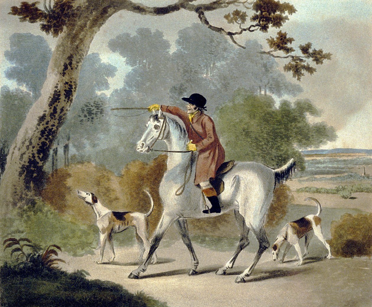 Push Him Tom Boy, z The Pytchley Hunt, vyryl F. Jukes (1745-1812) od Charles Lorraine (after) Smith