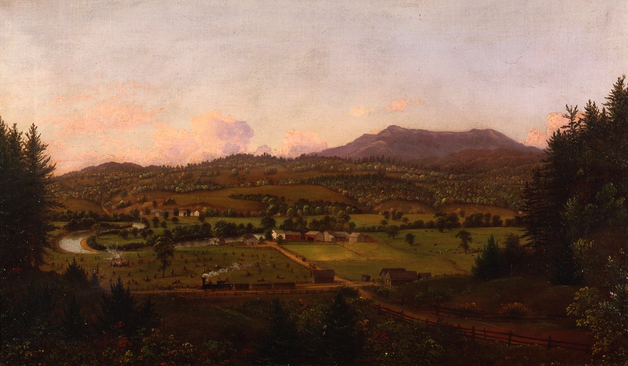 North Williston, Vermont, 1850 od Charles Louis Heyde