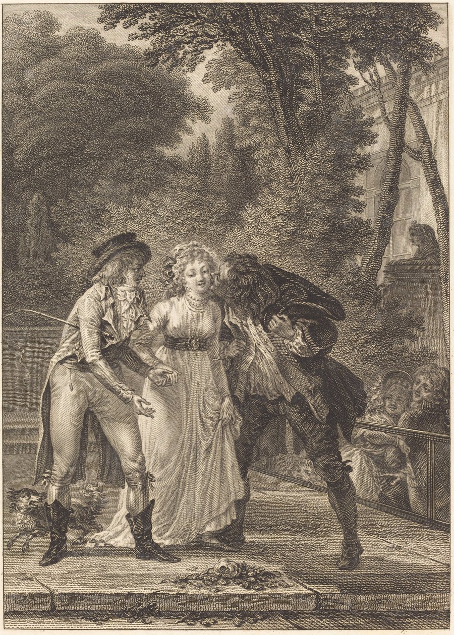 Polibek se vrátil: Polibek se vrátil od Charles Louis Lingée after Jacques Louis François Touzé