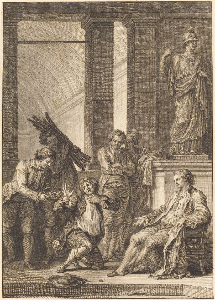 Sedlák od Charles Louis Lingée after Jean Honoré Fragonard