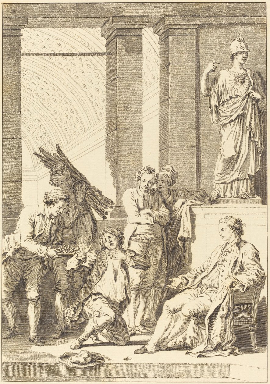Sedlák od Charles Louis Lingée after Jean Honoré Fragonard