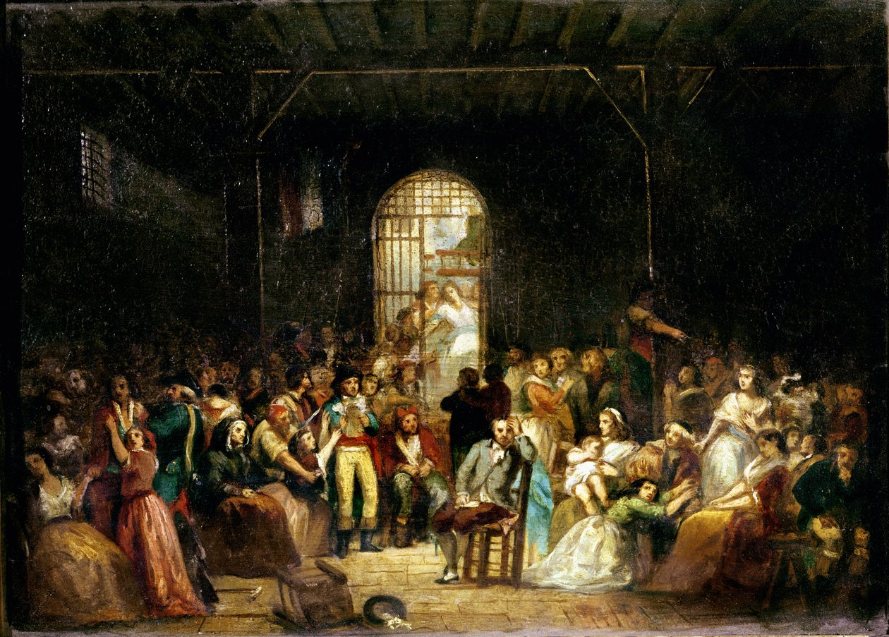 Výzva pro poslední oběti teroru, 7.–9. Thermidor, 2. rok (25.–27. července 1794) kolem 1850 (viz také 127502 & 3 & 50501) od Charles Louis Lucien Muller