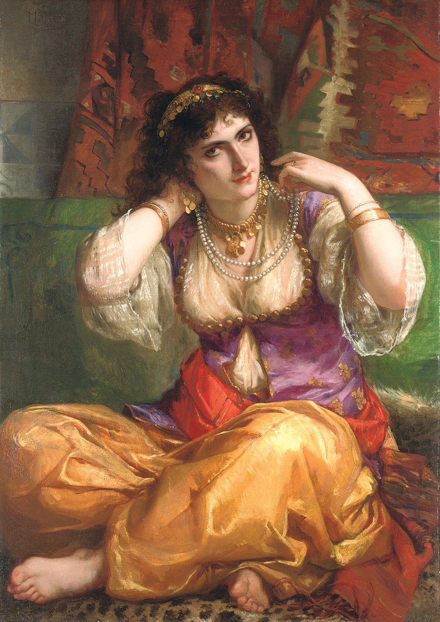 Odaliska od Charles Louis Lucien Muller