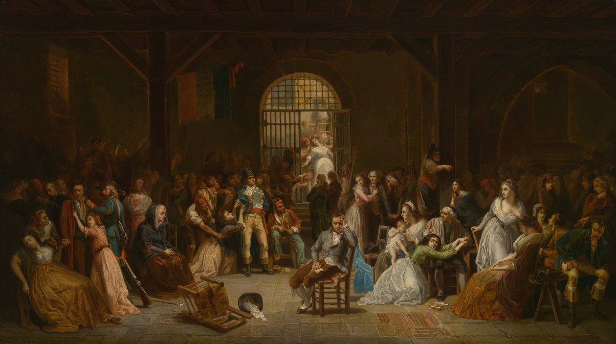 Seznam posledních obětí teroru, c. 1850. od Charles Louis Müller