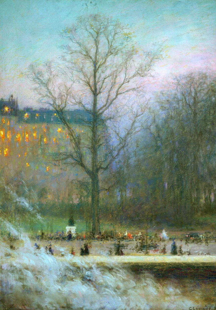 „Pařížské zahrady“ „Pařížské parky“, 1920 od Charles Lucien Leandre