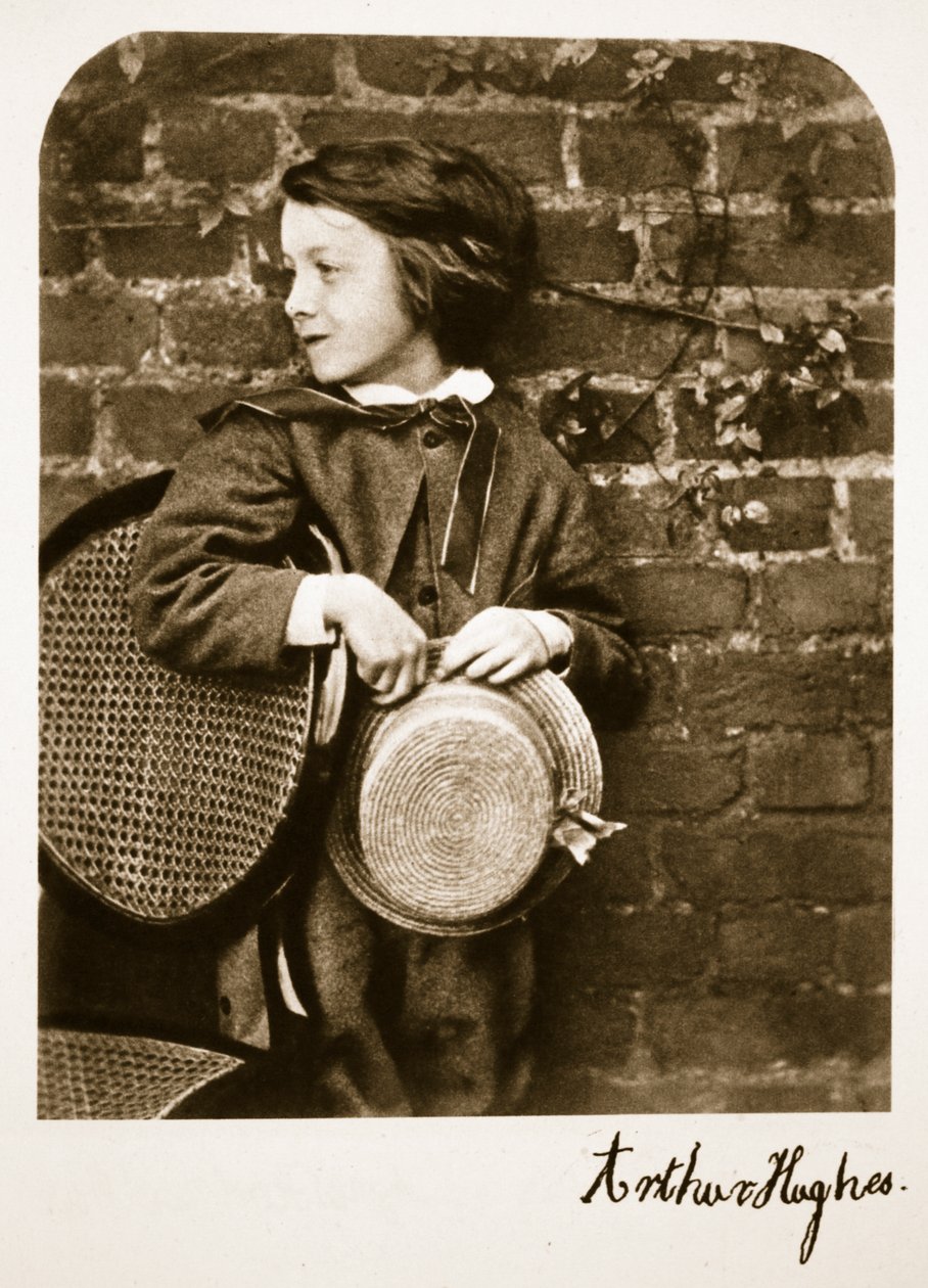 Arthur Hughes, Jr, 12. října 1863 (sépiová fotografie) od Charles Lutwidge Dodgson