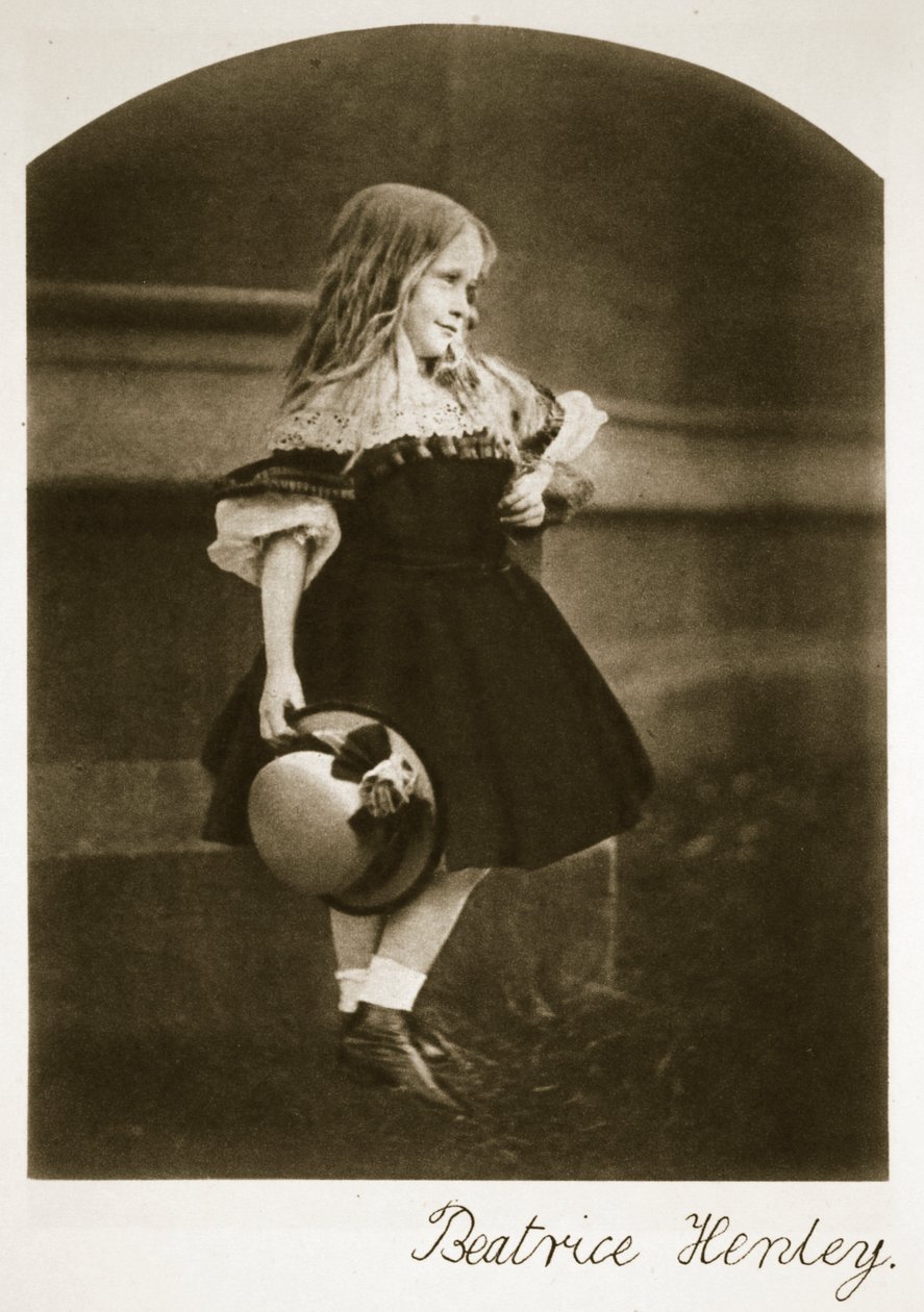 Beatrice Henley, září 1862 (sépiová fotografie) od Charles Lutwidge Dodgson