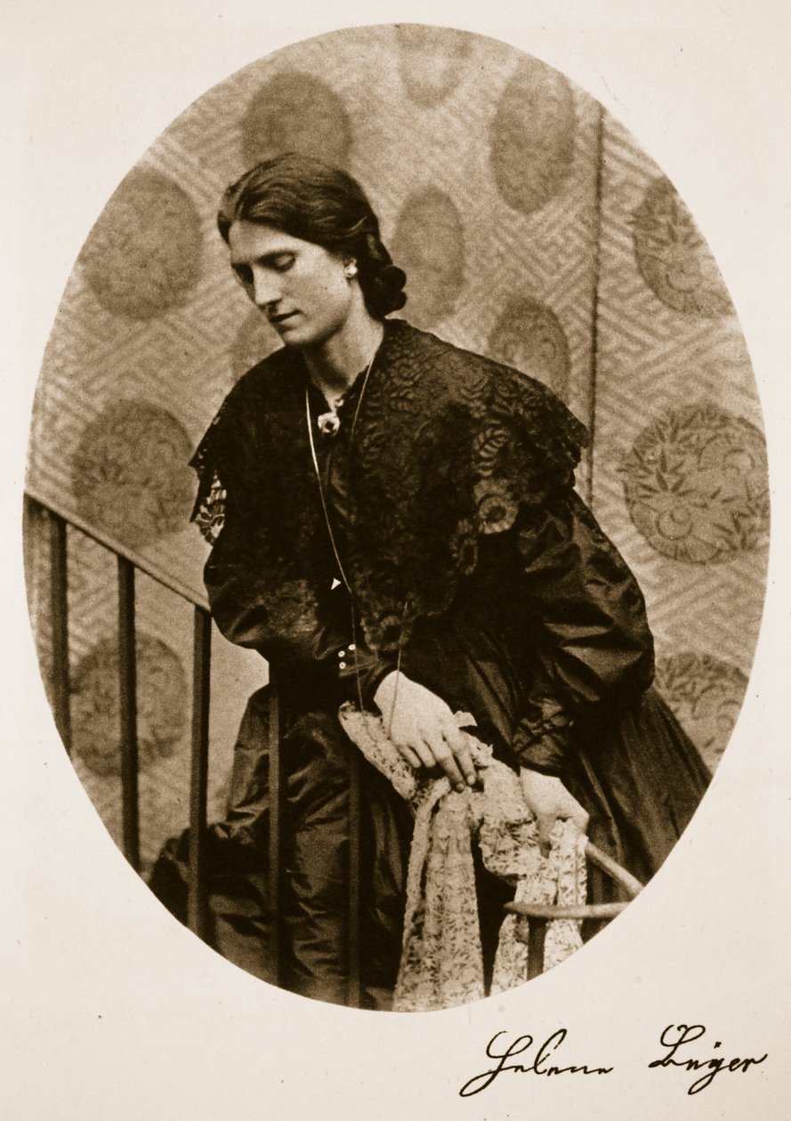 Helen Beyer, 9. října 1863 (sépiová fotografie) od Charles Lutwidge Dodgson