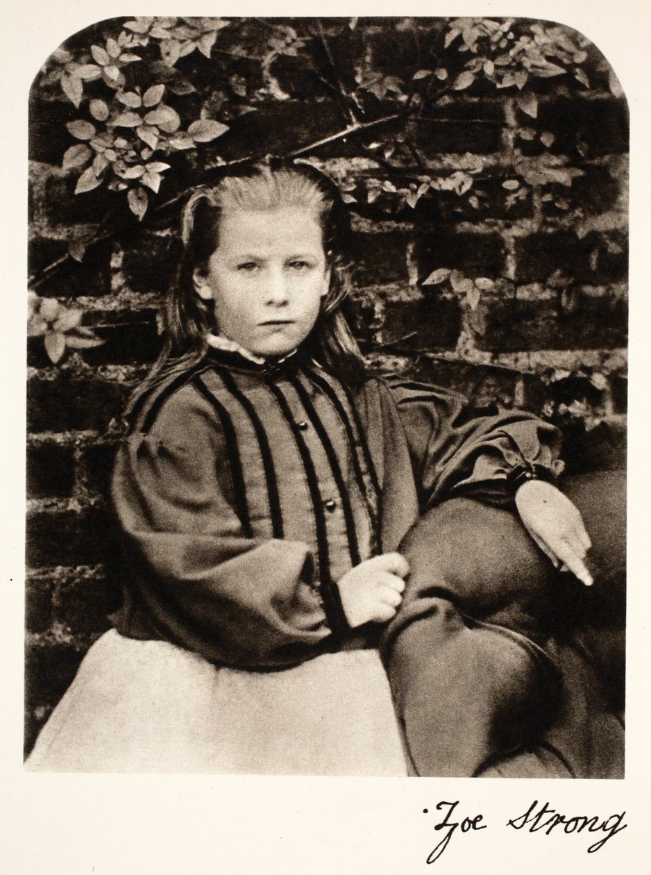 Zoe Strong, 10. října 1863 (sépiová fotografie) od Charles Lutwidge Dodgson