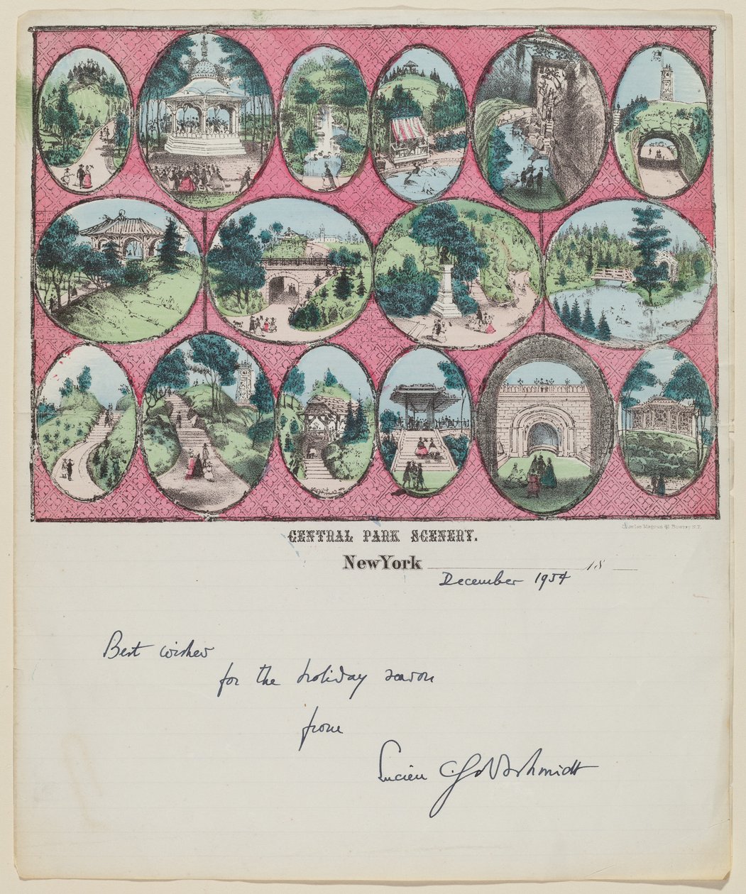 Krajina Central Park (New York) od Charles Magnus