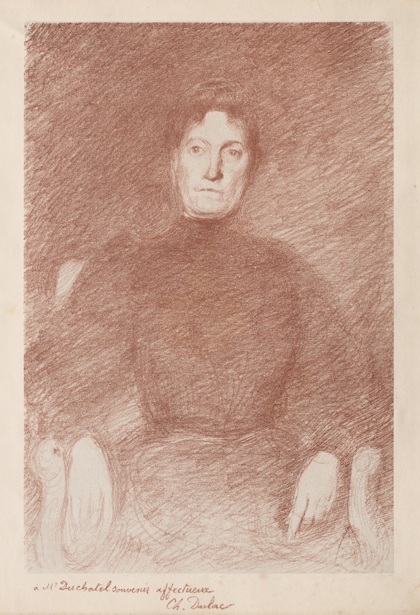 Sedící žena. od Charles Marie Dulac
