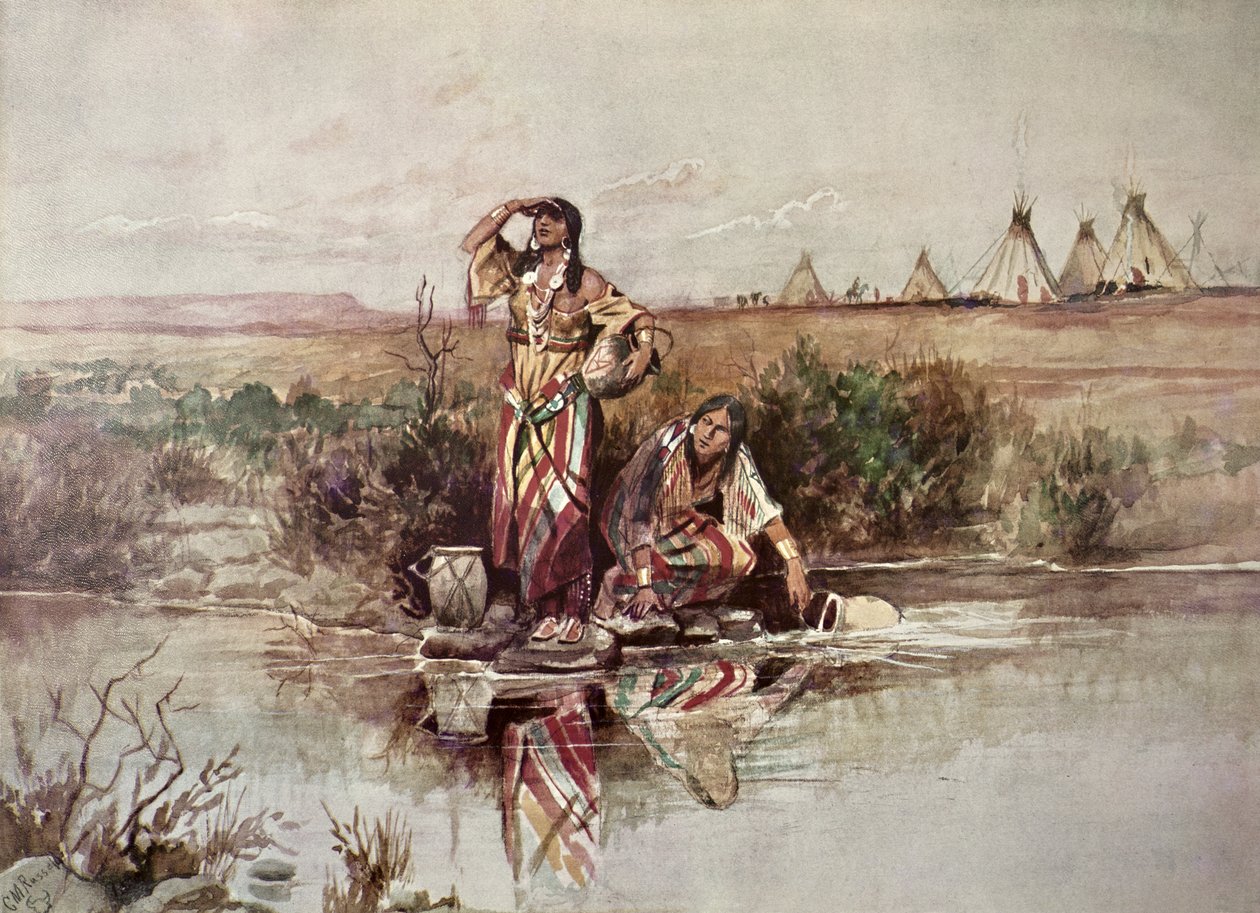 "Naši bojovníci se vracejí" od Charles Marion Russell