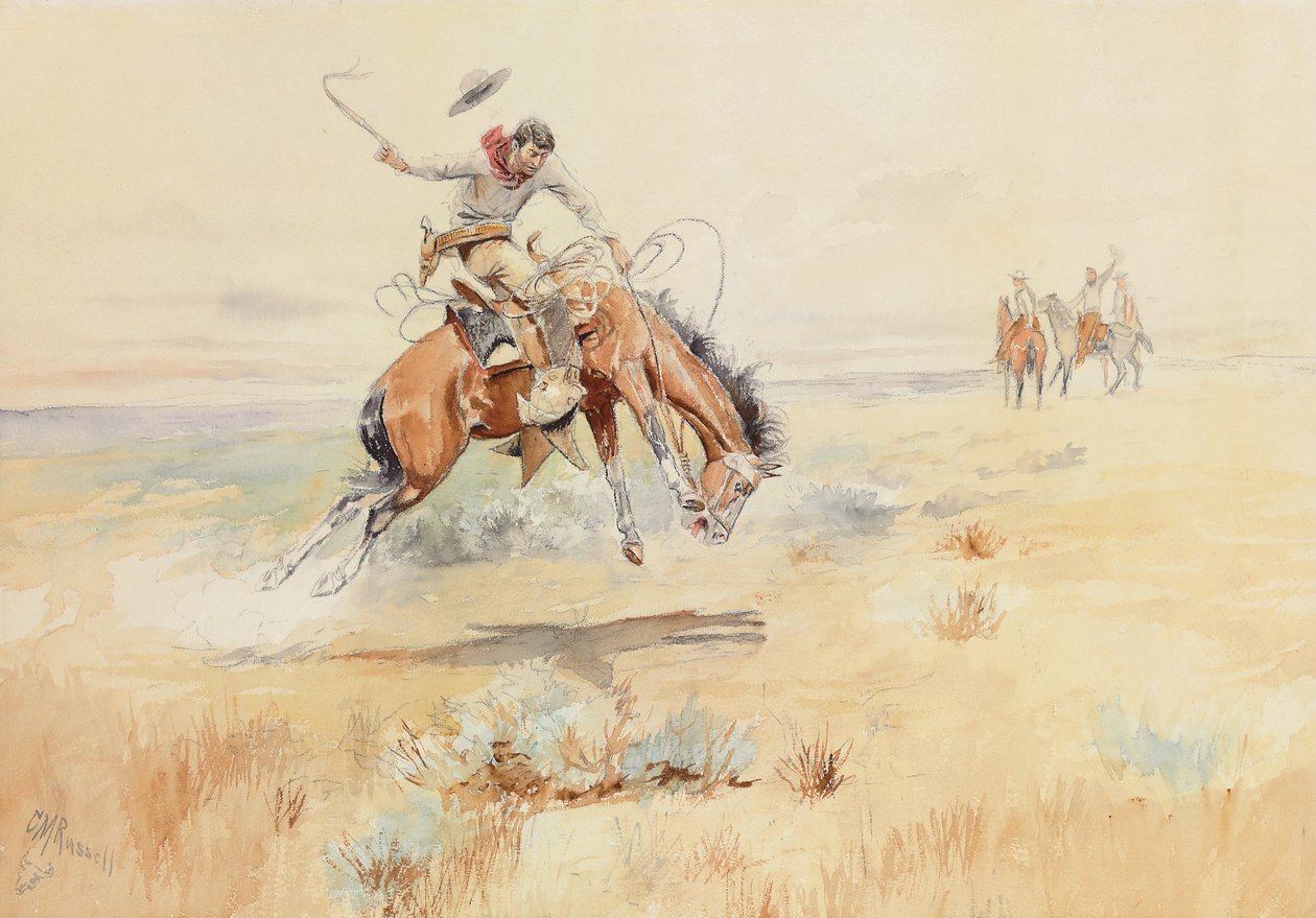 Bronco Buster, 1894 od Charles Marion Russell