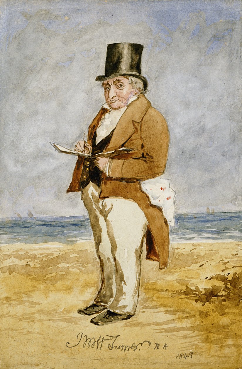 Celovečerní portrét Josepha Mallorda Williama Turnera, 1849 od Charles Martin