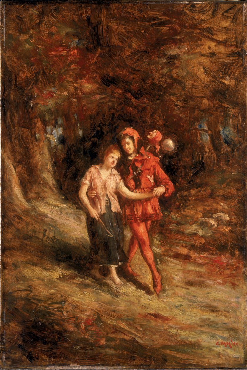 Touchstone a Audrey, 1890 od Charles Martin Hardie