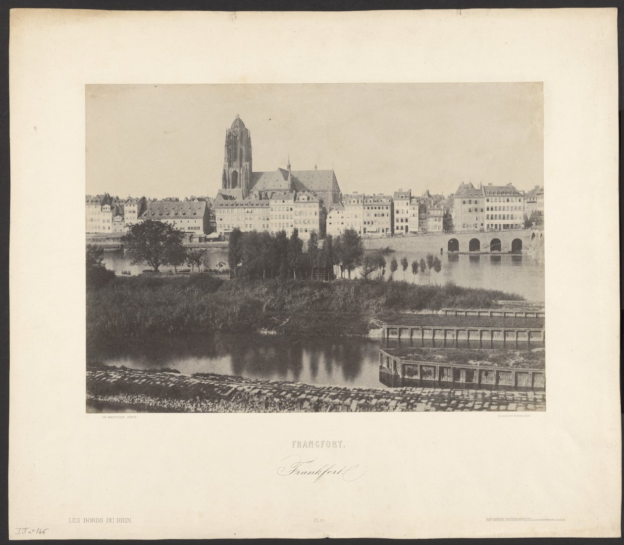 Frankfurt nad Mohanem / Frankfort. od Charles Marville