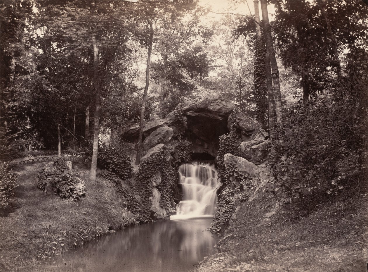 Jeskyně v Bois de Boulogne od Charles Marville