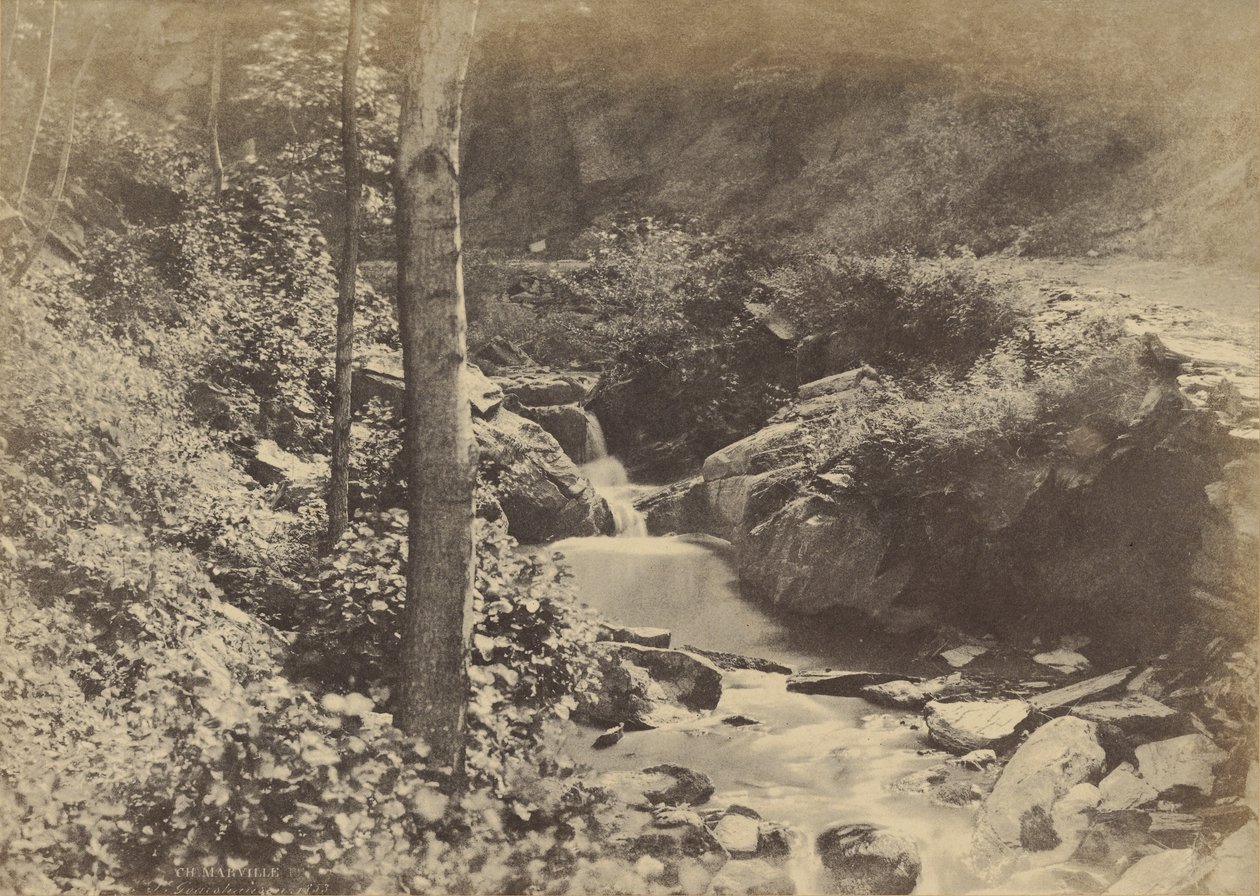 [Švýcarské údolí v St. Goarshausen] od Charles Marville