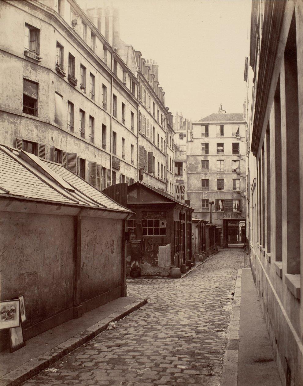 Průchod Deux-Sœurs v ulici Lafayette od Charles Marville