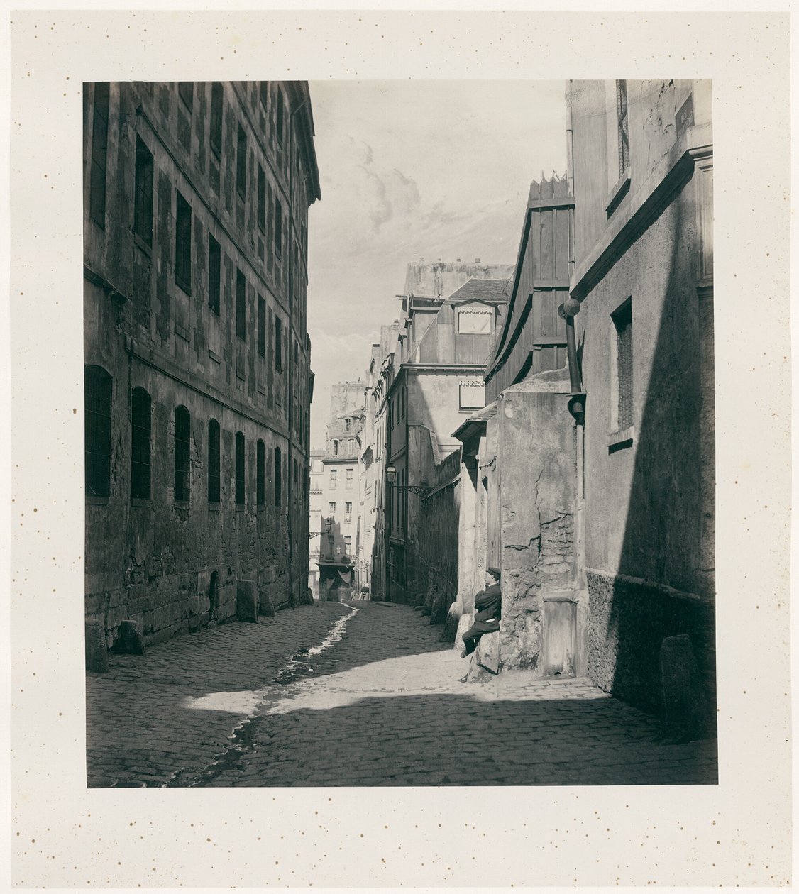 Rue Chartière (impasse Chartière) od rue de Reims od Charles Marville