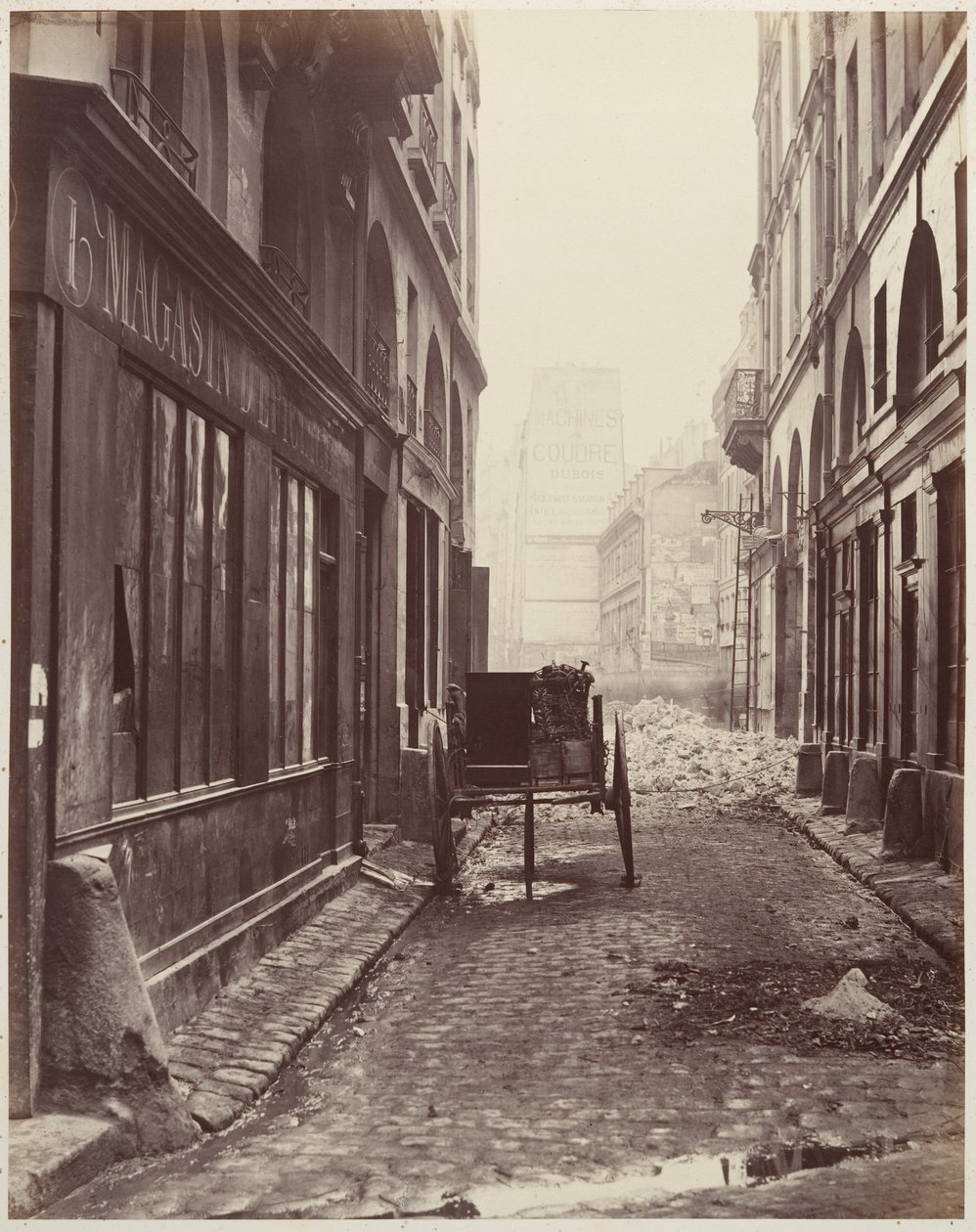 Rue Estienne, z Rue Boucher od Charles Marville