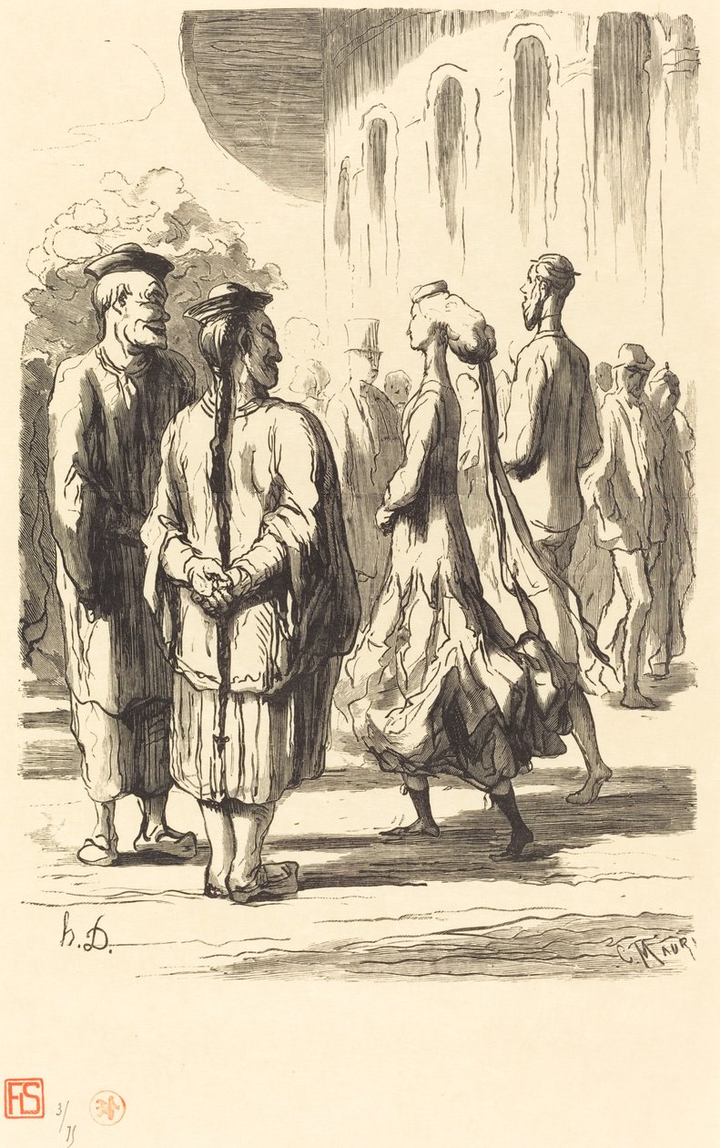 World Expo: Které jsou nejvíce čínské? od Charles Maurand after Honoré Daumier