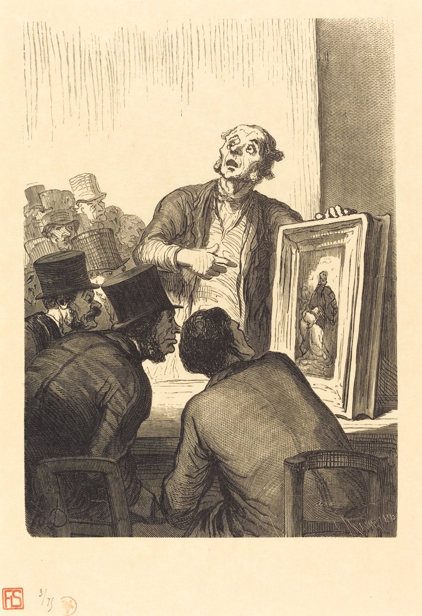 Hotel dražitelů: Expert od Charles Maurand after Honoré Daumier