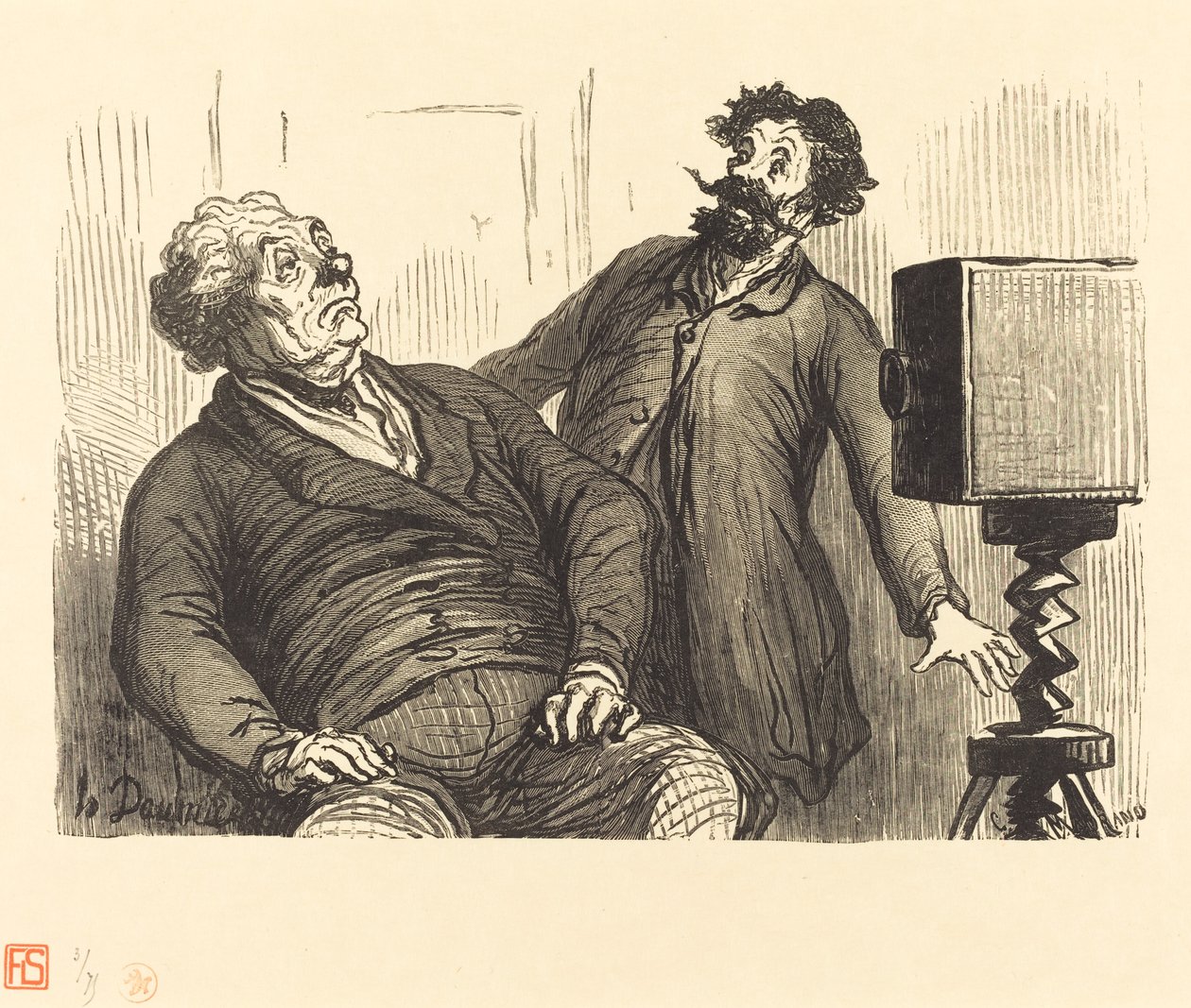 Fotografové a fotografie od Charles Maurand after Honoré Daumier