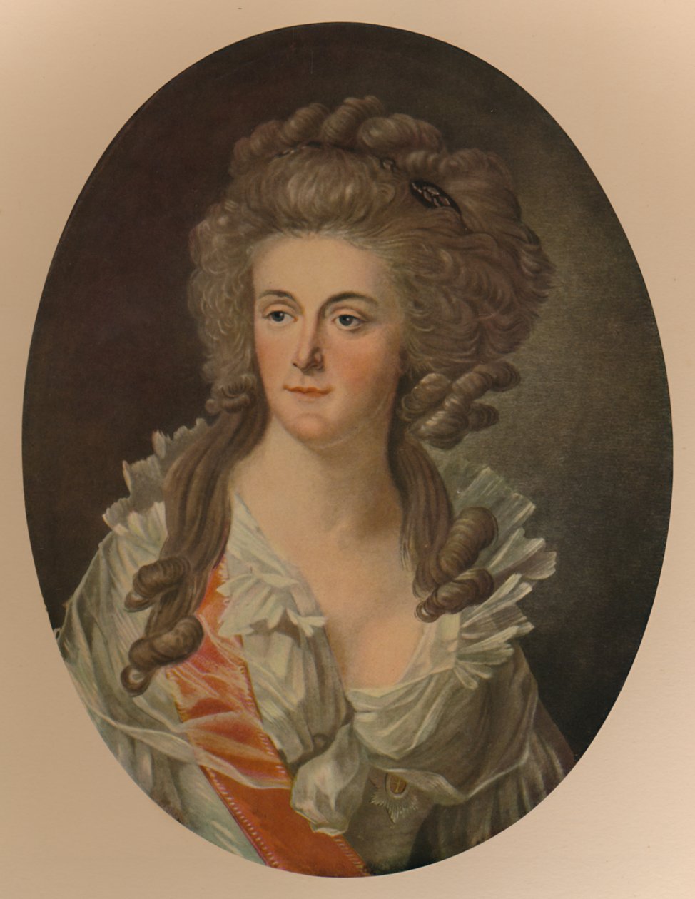 Princezna Frederica Sophie Wilhelmine z Pruska, manželka Williama V., prince z Orange, 1770, 1913 od Charles Melchior Descourtis