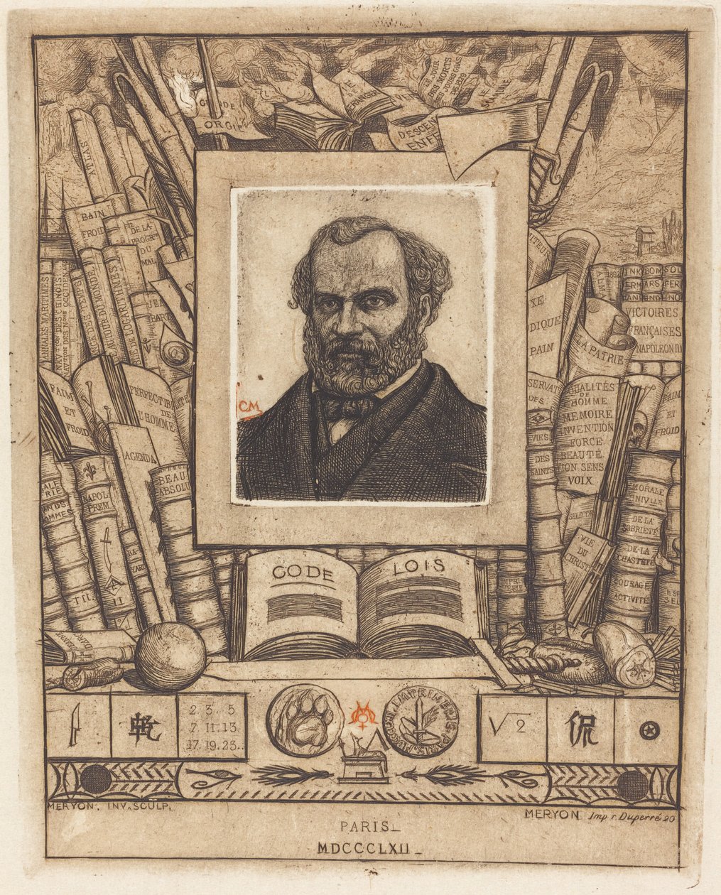 Armand Guéraud od Charles Meryon