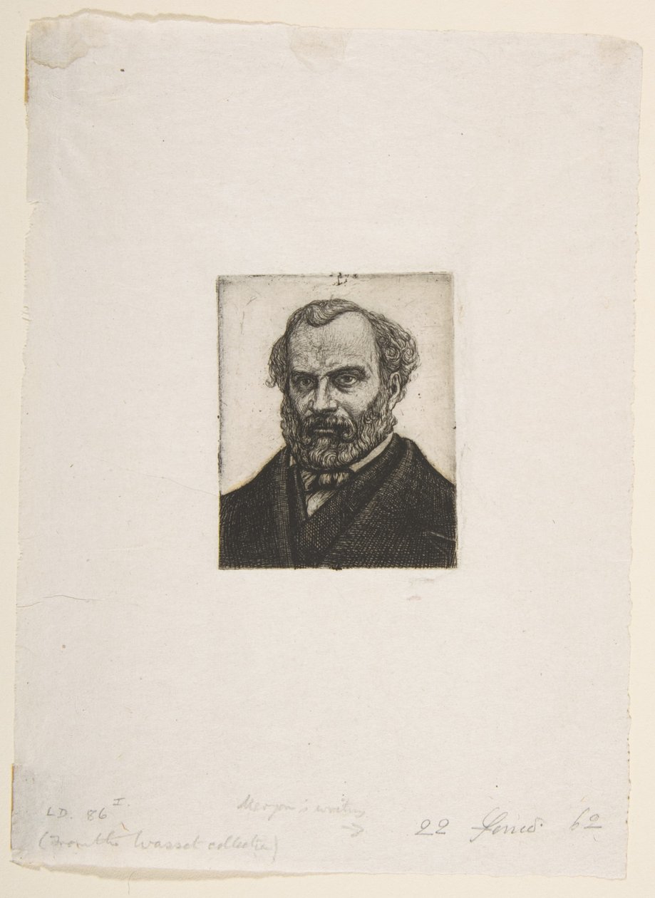 Armand Guéraud z Nantes, tiskař a literát od Charles Meryon