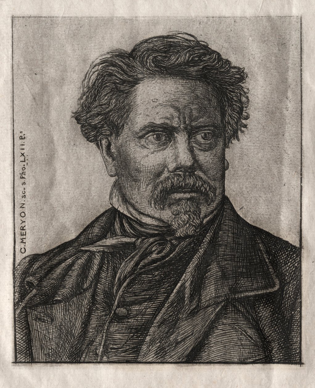 Benjamin Fillon, Muž literátů, 1862. od Charles Meryon