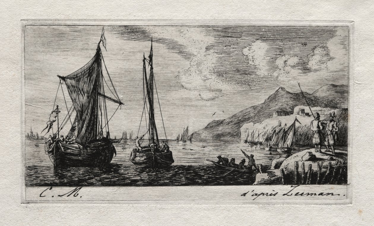 Calais - Splachovací čluny od Charles Meryon