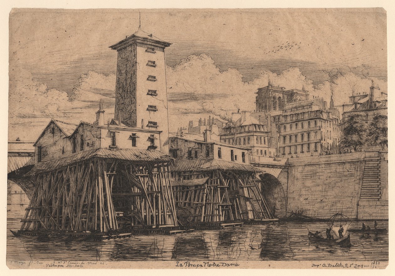Pumpa Notre-Dame od Charles Meryon