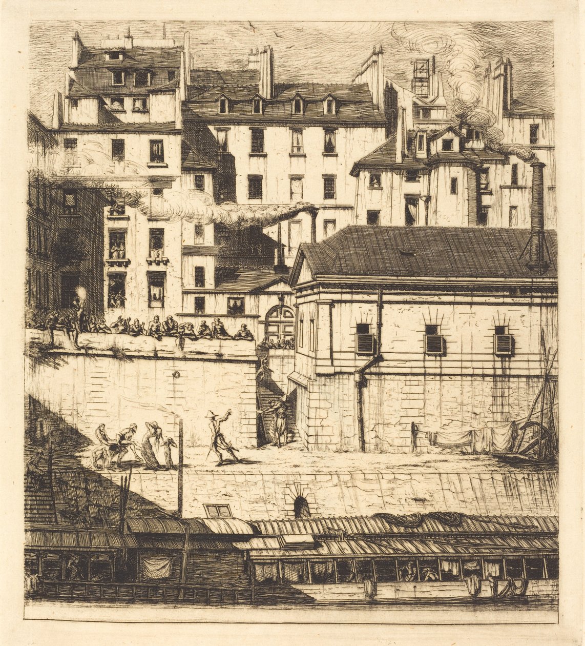 La Morgue, Paříž (Márnice) od Charles Meryon