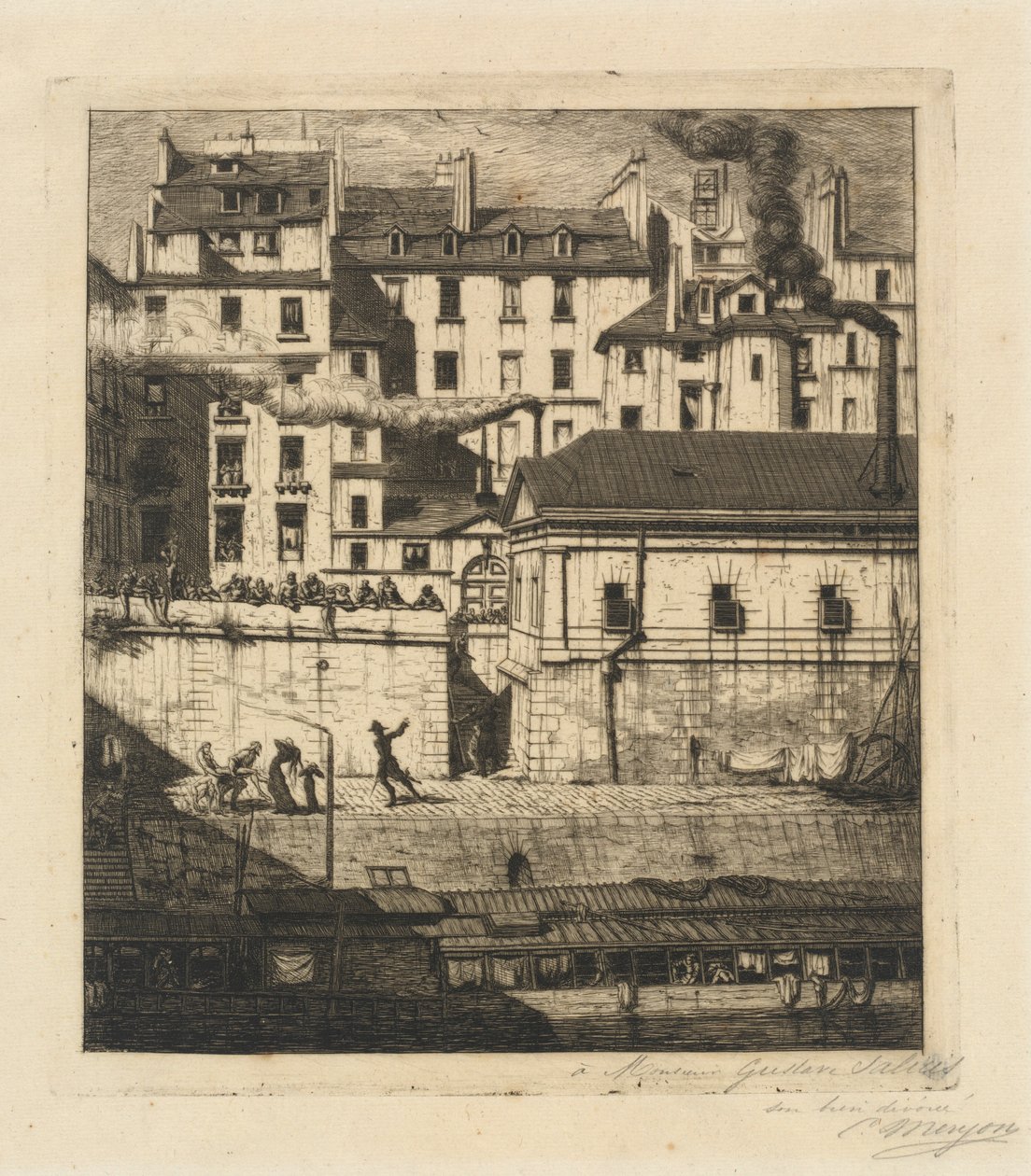 Márnice, Paříž od Charles Meryon