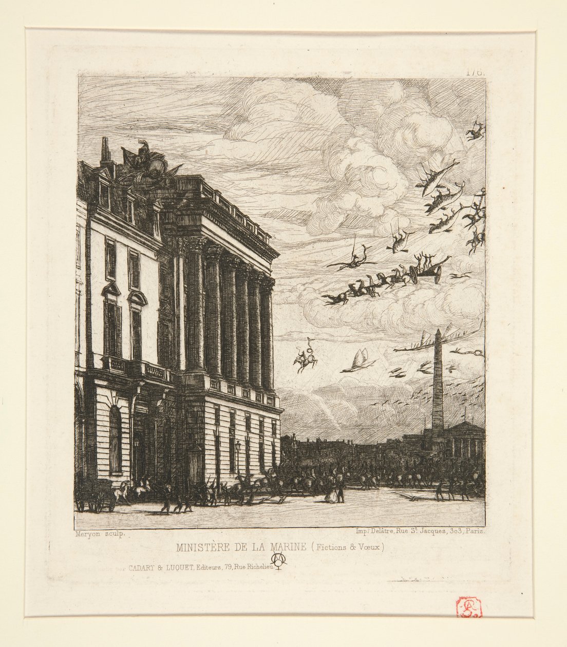 Le Ministre de la Marine (ministerstvo námořnictva) od Charles Meryon