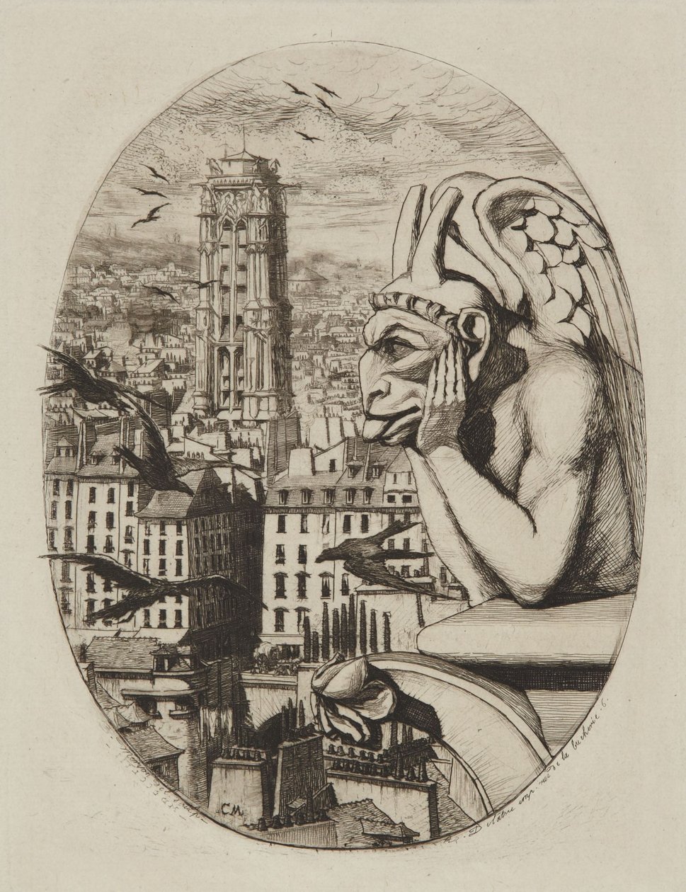 Stryga (Upír) od Charles Meryon