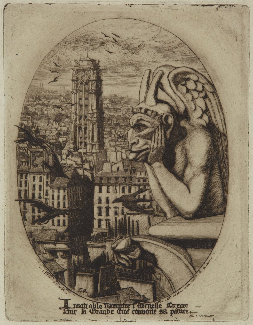 Stryge od Charles Meryon