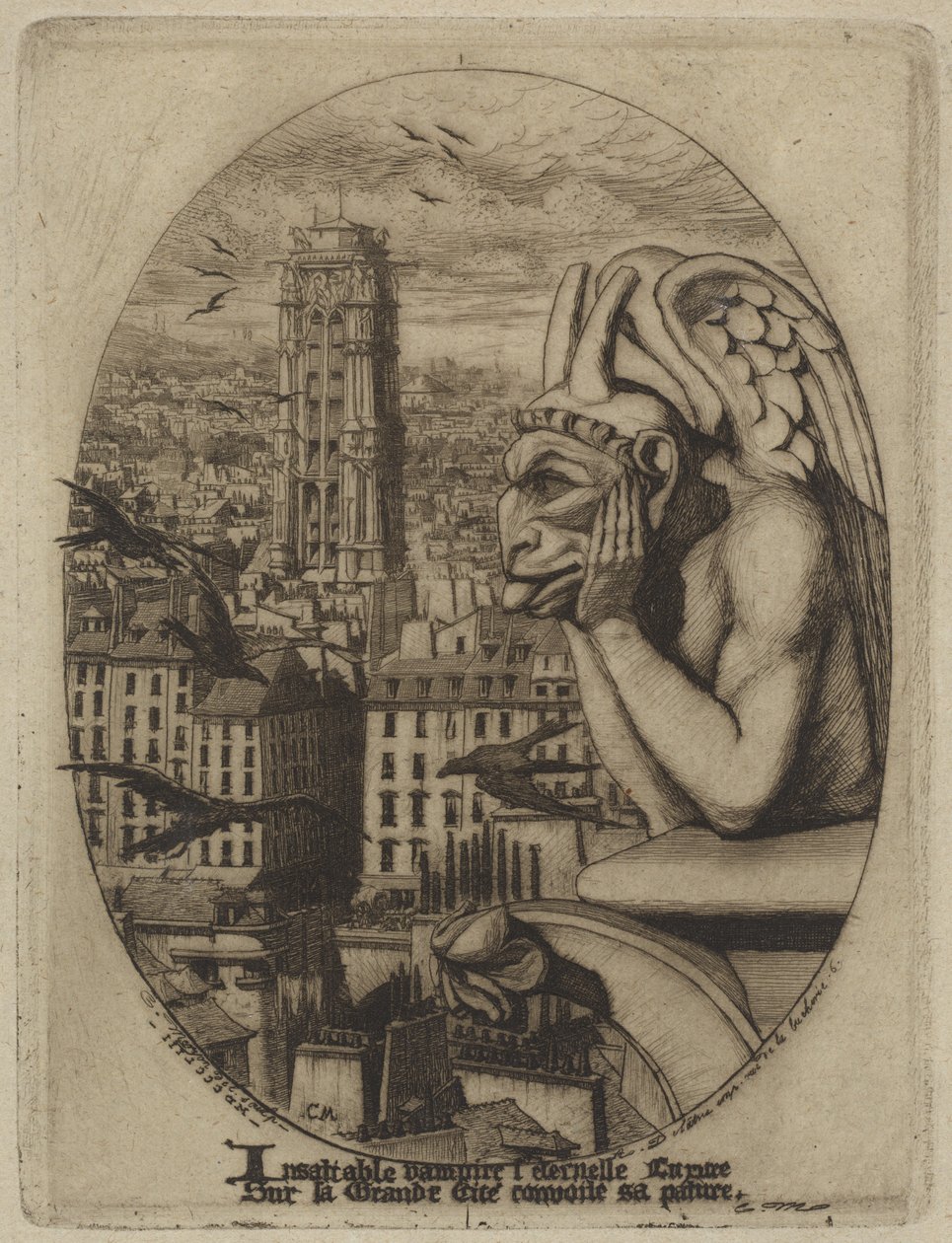 Le stroge (Upír) od Charles Meryon