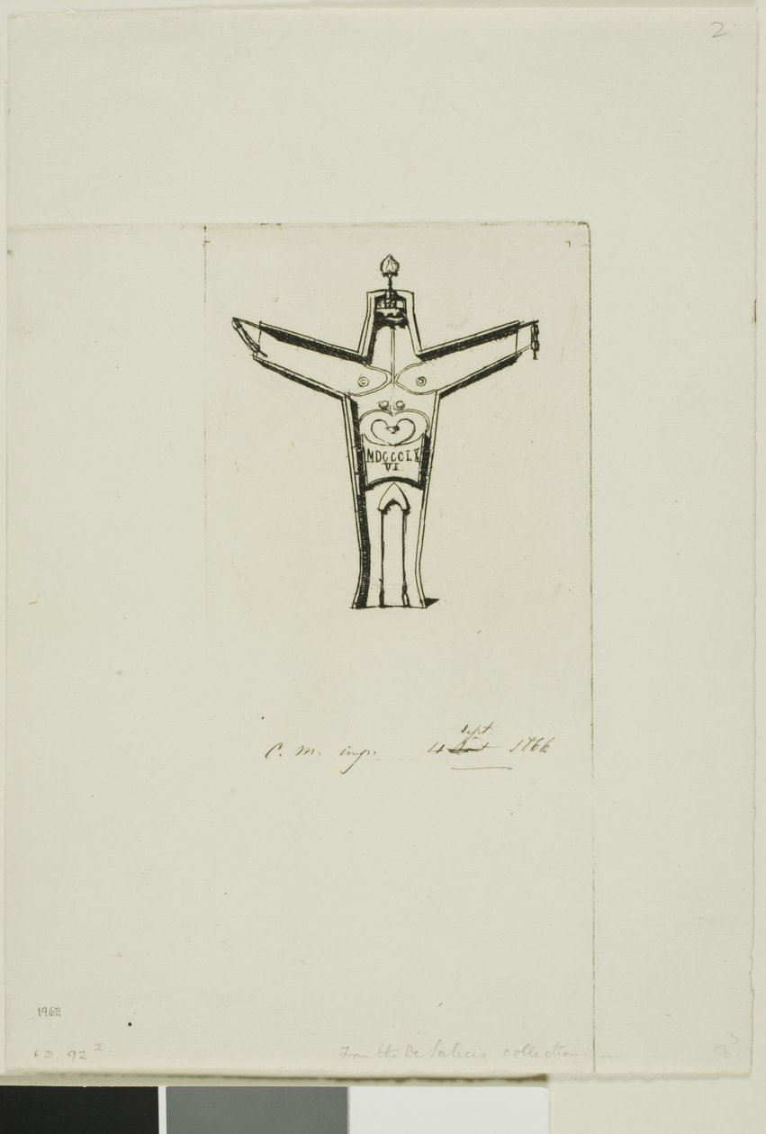Lunární zákon, no. 2 od Charles Meryon