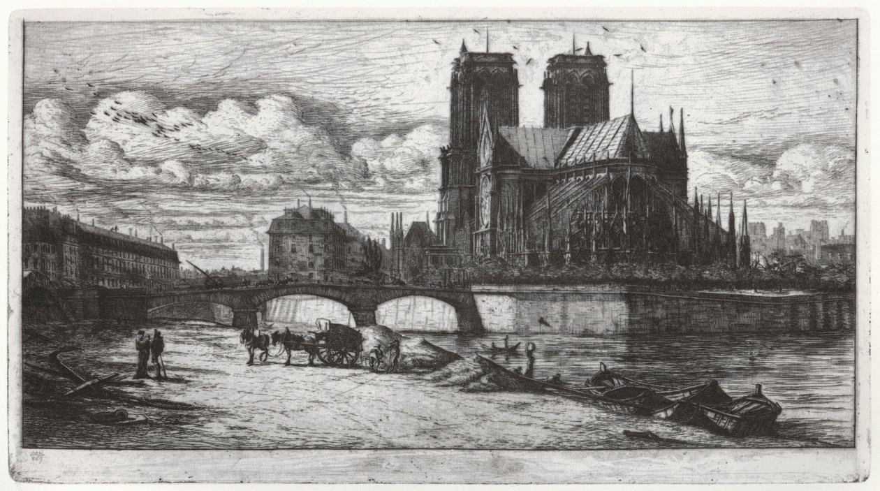 Notre Dame de Paris od Charles Meryon
